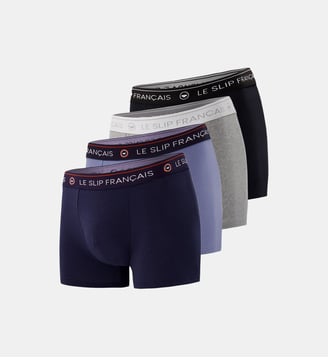Lot de 4 boxers en coton Le Slip Francais