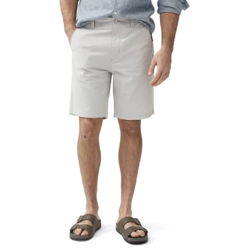 Short droit en coton stretch Gunn, 23 cms - Rodd & Gunn - Sand