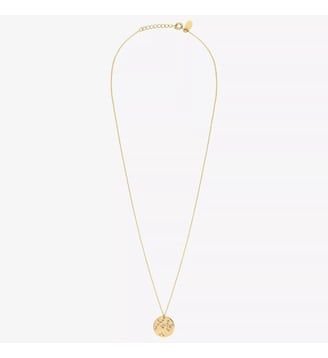 Collier doré sagittaire - galaxie - Sagittaire - Caroline Najman - Cristal blanc