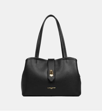 Sac cabas M en cuir signature - Lancaster - Rouge clair