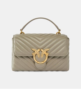 Mini lady love bag puff chevron - Pinko - Marron