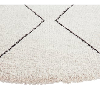 Tapis rond style berbère - La Redoute Interieurs - Écru