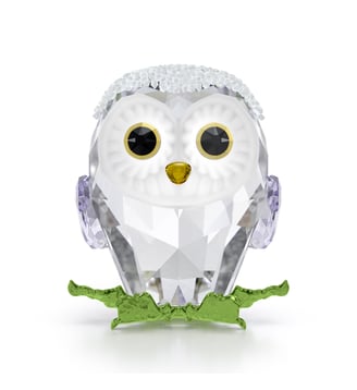 Idyllia Bébé Chouette - Swarovski - White
