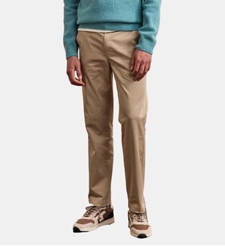 Pantalon coton BRIX REGULAR - Faguo - Beige