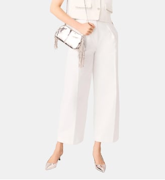 Pantalon de tailleur balon - Maje - Blanc
