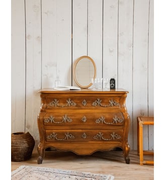 Commode en bois Garance N°197- Produit chiné - Debongout - Bois foncé