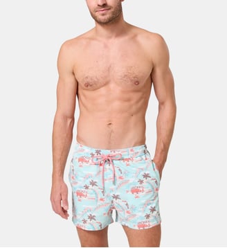 Short de bain - Van Life Vert - Arthur - Mint