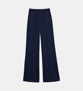Pantalon flare uni PONNY - La Petite Etoile - Marine