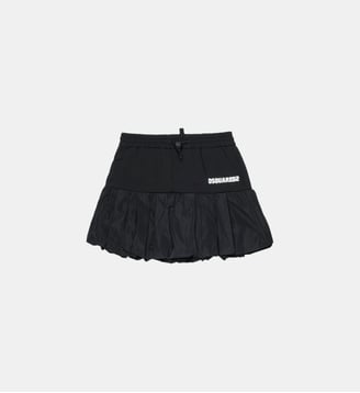 Jupe courte avec logo - Dsquared2 - Noir