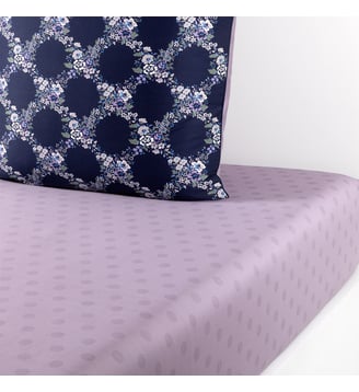 Drap housse en satin - Kenzo Home - Multicolore