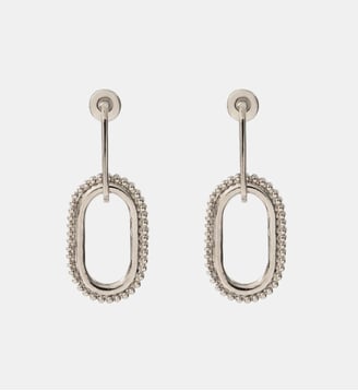 Boucles d'oreilles tiges percées   - Farah - Satellite - Argenté