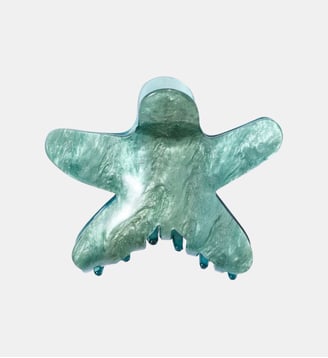 Pince à cheveux étoile de mer bleu turquoise - Balaboosté - Bleu