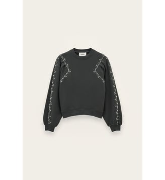 Sweatshirt Mesta - Ba&sh - Anthracite