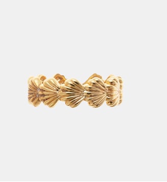 Bague réglable coquillages LILO - Hipanema - Doré