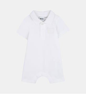 Combishort à boutons - BOSS Kidswear - Blanc