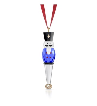 Holiday Cheers Décoration Casse-noisettes, Bleu - Swarovski - Blue