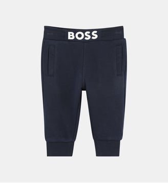 Pantalon de jogging molletonné - BOSS Kidswear - Bleu cargo