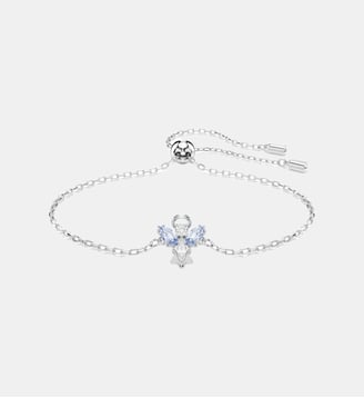 Bracelet Magic, Ange, Métal rhodié - Swarovski - Blue