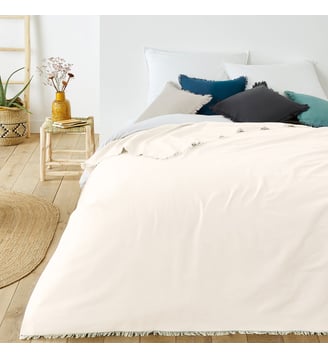 Dessus de lit coton natté La Redoute Interieurs