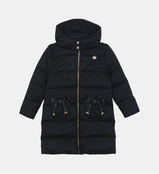 Manteau -  capuche nœuds - Tartine Et Chocolat - Noir