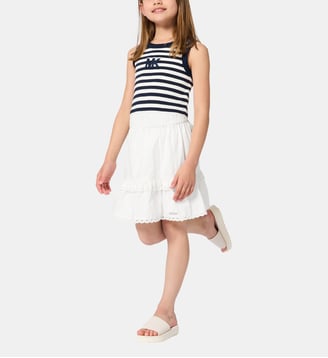 Debardeur court - Michael Kors Kids - Bleu cargo