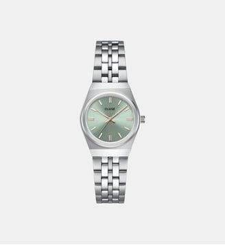 Montre Retro 70's mini Vert CW16301 - Cluse - Argenté