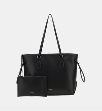 Sac d'épaule Florence cuir véritable - Guess - Noir