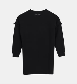 Robe manches longues - Karl Lagerfeld Kids - Black