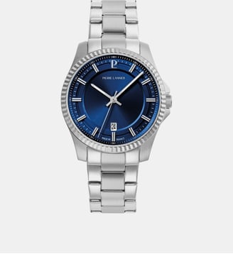 Montre Metropolitain Bleu foncé 205K161 - Pierre Lannier - Argenté