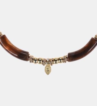 Collier de perles et pampilles BERBERE - Hipanema - Noir