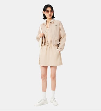 Bomber oversize taffetas déperlant - Lacoste - Beige