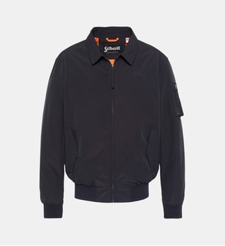 Blouson technique col chemise - Schott - Marine