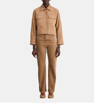 Blouson en cuir velours - JENNA Pablo