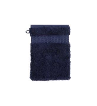 Gant de toilette  en coton modal - Yves Delorme - Marine