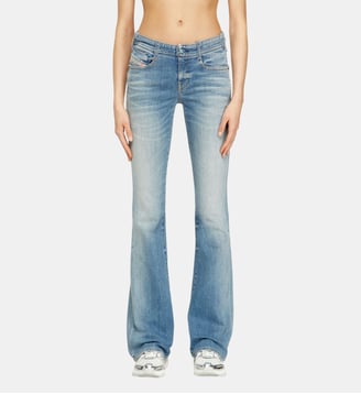 Bootcut Jeans Low Waist 1969 D-Ebbey - Diesel - Bleu clair
