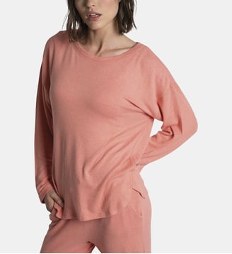 Tee-shirt manches longues fluide GUIMAUVE - Passionata - Rose