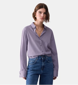 Chemise à carreaux - Liu Jo - Violet