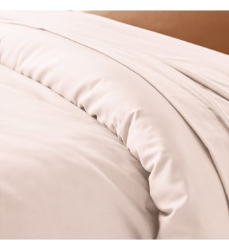 Housse de couette unie en polycoton La Redoute Interieurs