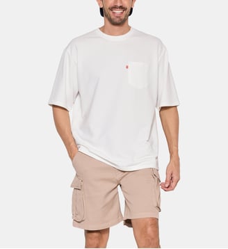 T-Shirt uni POCKET TEE - Chevignon - Off white