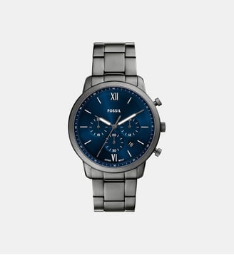 Montre Neutra Bleu foncé FS6111 - Fossil - Argenté