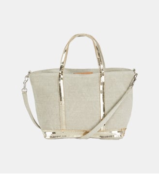 Cabas XS Zippé En Lin - Vanessa Bruno - Sable