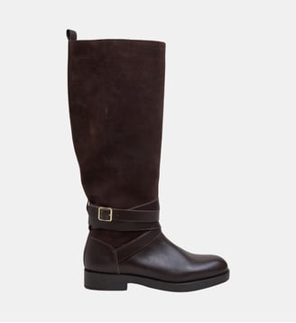 Bottes Thea en cuir - Jonak - Chocolat
