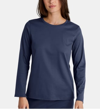 T-shirt à manches longues Favourites Cosy - Calida - Peacoat blue