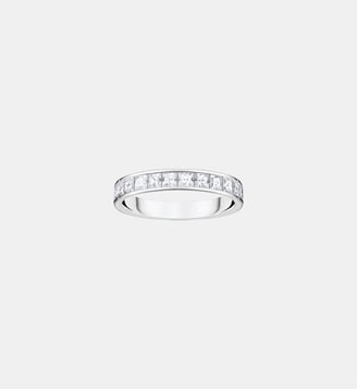 Bague blanche pavé argent - Thomas Sabo - Argent
