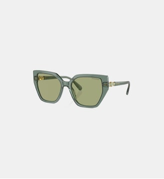 Lunettes de soleil Irrégulier SK6016 - Swarovski - Transparent vert
