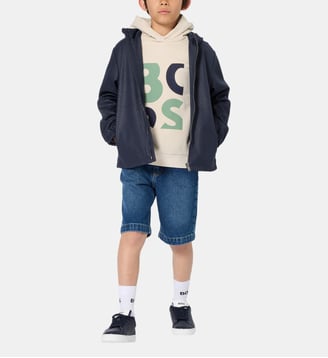 Sweat à capuche - BOSS Kidswear - Vanille