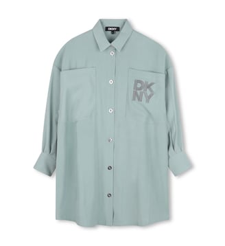 Robe en sergé - DKNY - Blue surf