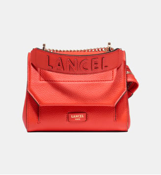 Sac à main Ninon en cuir - Lancel - Orange vif