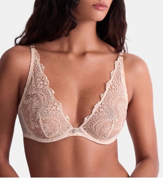 Soutien gorge Triangle avec armatures - Aubade - Beige