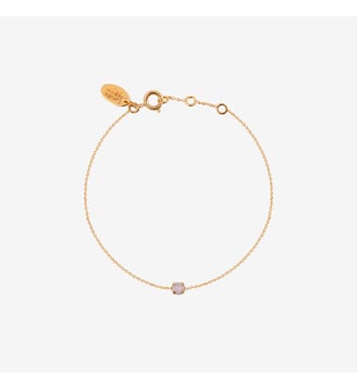 Bracelet doré émeraude - PARIS Caroline Najman